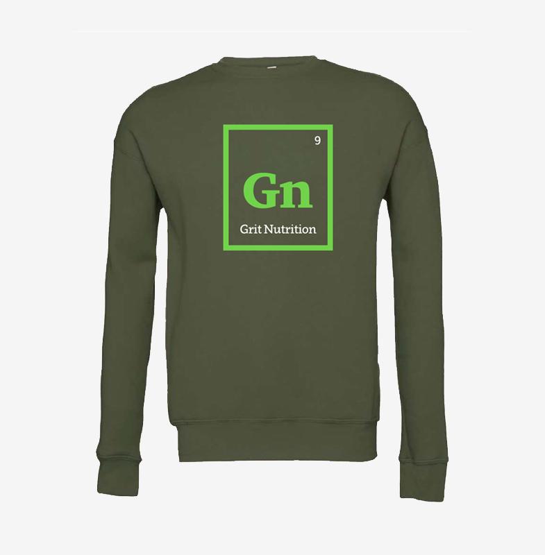 Green Grit Crew Sweatshirt
